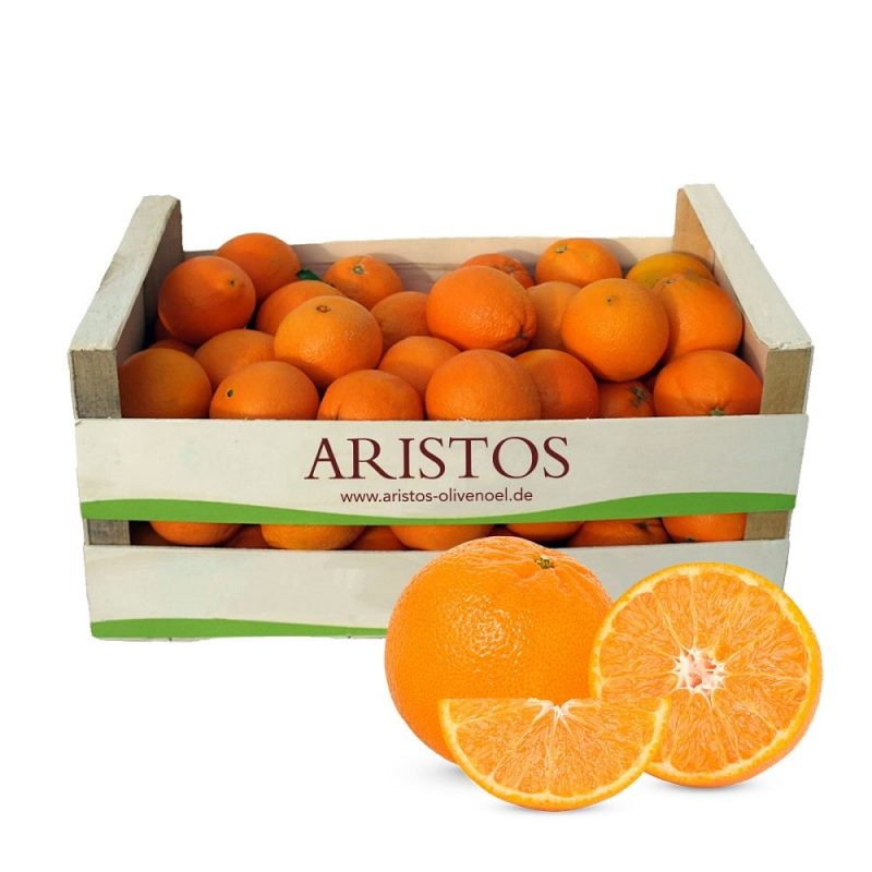 Unbehandelte Orangen griechische-Orangen bio-orangen