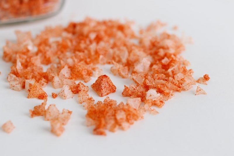 Salzpyramiden als Finishing Salz mit bio Paprika aus Griechenland