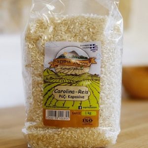 Griechischer Reis in der Küche